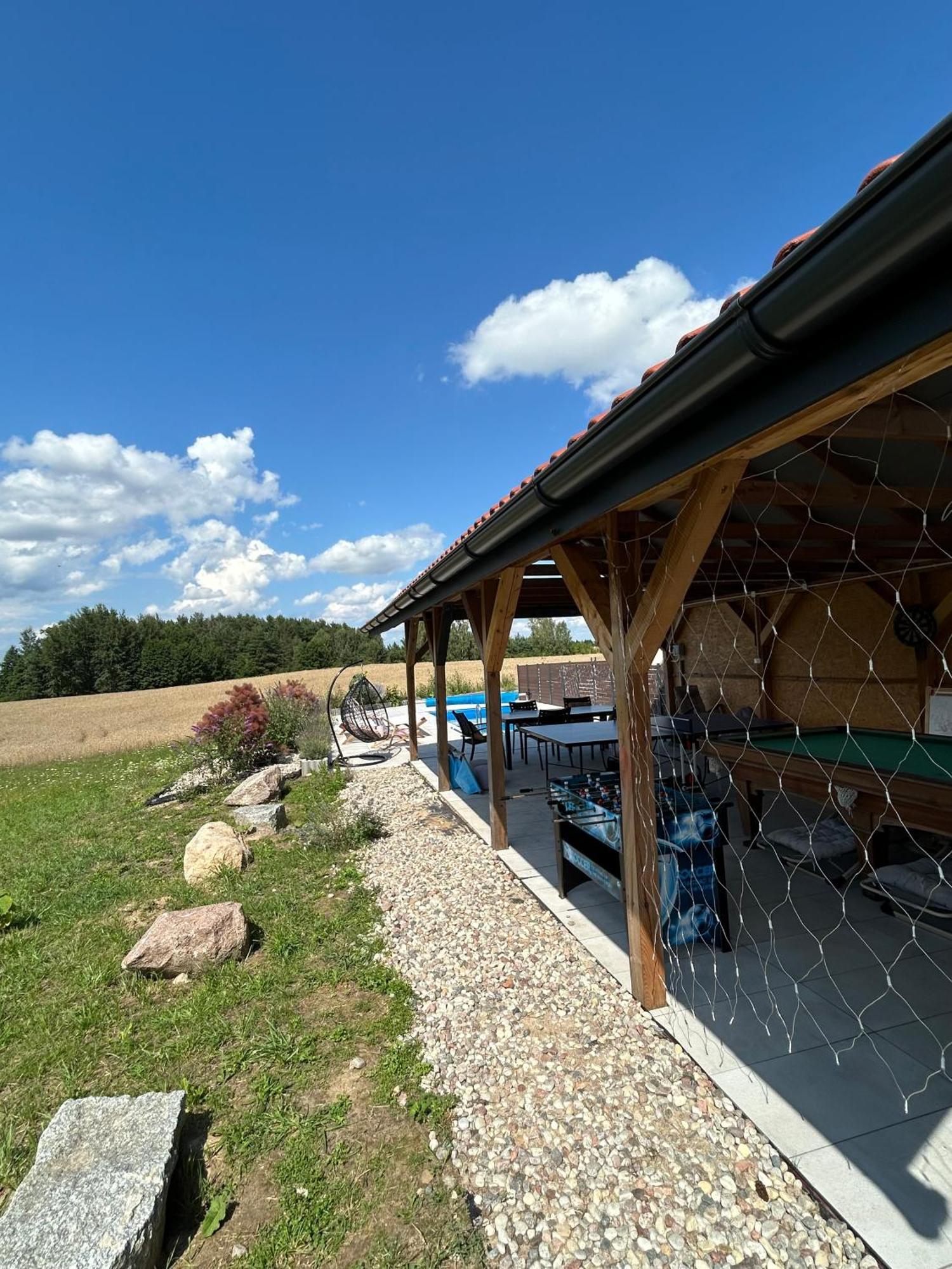 Villa Koniec Swiata Dom 84M2 Z Balia Mikołajki Exterior foto